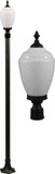 Dabmar GM4001-LED16-B Alisa Black LED Outdoor Post Light