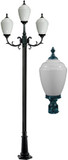 Dabmar GM4003-LED16-VG Alisa Verde Green LED Exterior Post Lighting