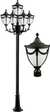 Dabmar GM4805-LED-B Rachel Black LED Outdoor Post Light