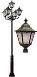 Dabmar GM8150-LED30-BZ Cast Aluminum Lantern Bronze LED Exterior Lamp Post Light Fixture
