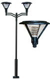 Dabmar GM9520-LED30-VG Architectural Modern Verde Green LED Exterior Post Lamp