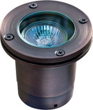 Dabmar LV25-WBS Modern Weathered Brass Halogen Low Voltage Outdoor In-Ground In-Ground Well Light