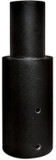 Dabmar P-BRK-RT7525-B Modern Black Exterior External Round Pole Adapter for PT, PT10, PT12