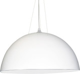 Dainolite 114-313P-WH Dome Modern White / White Hanging Pendant Lighting