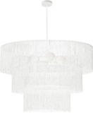 Dainolite CDL-404C-MW-WH Cadelaria Modern White Hanging Light Fixture