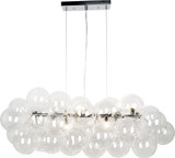 Dainolite CMT-418HP-CLR-PC Comet Modern Polished Chrome / Clear Halogen Kitchen Island Light