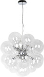 Dainolite CMT-206P-CLR-PC Comet Modern Clear / Polished Chrome Halogen Hanging Pendant Lighting