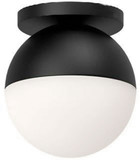 Dainolite DAY-71FH-MB Dayana Modern Matte Black Ceiling Lighting Fixture