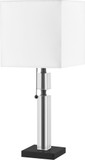 Dainolite DM231-MB Fernanda Modern Matte Black Side Table Lamp