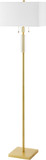Dainolite DM231F-AGB Fernanda Modern Aged Brass Floor Lamp