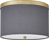 Dainolite FRD-122FH-AGB-GRY Frederica Contemporary Grey Overhead Light Fixture