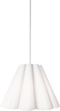 Dainolite KEN-S-790 Kendra Modern White / Polished Chrome Hanging Lamp