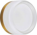 Dainolite LUC-515LEDW-AGB Lucia Contemporary White LED Light Sconce