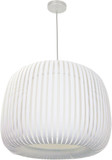 Dainolite MIA-181P-195F Mia Contemporary White Drop Ceiling Light Fixture