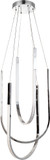 Dainolite PCR-1654LEDP-PC Pacari Contemporary Polished Chrome LED Multi Hanging Pendant Light