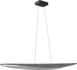 Dainolite PKN-4930HP-MB-500 Pinkerton Contemporary Grey / Black LED Kitchen Island Light Fixture