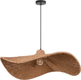 Dainolite SMA-401P-MB Selma Contemporary Natural 40" Ceiling Light Pendant