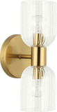 Dainolite VIE-102W-AGB Vienna Contemporary Aged Brass Lighting Wall Sconce