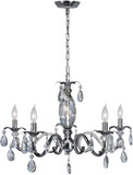 Dale Tiffany SGH16034 Clara Polished Chrome Chandelier Lamp
