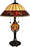 Dale Tiffany TT17157 Chiara Tiffany Antique Bronze Table Lighting