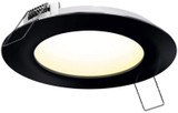 DALS Lighting 5003-CC-BK Excel Contemporary Black LED 3" Down Lighting Insert