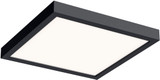 DALS Lighting CFLEDSQ14-CC-BK Delta Contemporary Black LED 14" Interior / Exterior Flush Mount Lighting