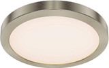 DALS Lighting FMM12-CC-SN Radiance Contemporary Satin Nickel LED 12" Ceiling Lighting Fixture