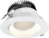 DALS Lighting GBR06-CC-WH Contemporary White LED 6 Inch Gimbal Down Lighting Insert