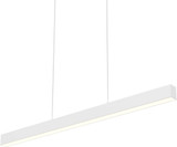 DALS Lighting LNPD48-CC-WH Boulevard Pendant Contemporary LED Island Light Fixture