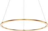 DALS Lighting RGPD24-CC-GD Circa Modern Gold LED Hanging Lamp