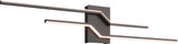 DALS Lighting VDL40-CC-BK Lightning Contemporary Black LED Wall Lamp
