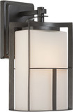 Designers Fountain 31821-CHA Braxton Charcoal Exterior Wall Sconce Light
