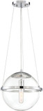Designers Fountain 92032-CH Welton Modern Chrome Hanging Pendant Light