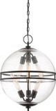 Designers Fountain D209M-18P-MB Hollywood Hills Modern Matte Black 18" Pendant Lighting Fixture