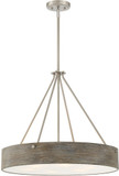 Designers Fountain D228M-24P-BN Erba Brushed Nickel 24" Drum Hanging Light Fixture