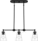 Designers Fountain D230M-IS-MB Ingo Matte Black Kitchen Island Lighting