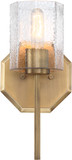 Designers Fountain D309M-WS-OSB Haven Contemporary Old Satin Brass Wall Light Sconce