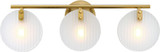 Designers Fountain D311C-3B-BG Sky Fall Contemporary Brushed Gold 3-Light Bath Sconce
