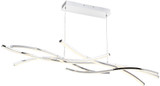 dweLED by WAC PD-60964-CH Divergence Modern Chrome LED Kitchen Island Light Fixture