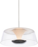 dweLED by WAC PD-75209-CH Branwen Modern Chrome LED Hanging Pendant Light