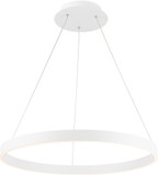 dweLED by WAC PD-81124-WT Sirius Contemporary White LED 24" Drop Lighting Fixture