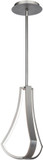 dweLED by WAC PD-85114-BN Artemis Contemporary Brushed Nickel LED Mini Hanging Lamp
