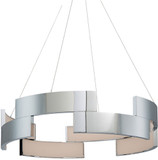 dweLED by WAC PD-95838-CH Trap Contemporary Chrome LED 38" Ceiling Light Pendant