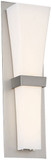 dweLED by WAC WS-45620-SN Prohibition Contemporary Satin Nickel LED Wall Light Sconce