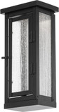 dweLED by WAC WS-W37114-BK Eliot Contemporary Black LED Outdoor Wall Light Sconce