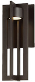dweLED by WAC WS-W48616-BZ Chamber Contemporary Bronze LED Outdoor Light Sconce