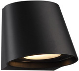 dweLED by WAC WS-W65607-BK Mod Contemporary Black LED Exterior Lighting Sconce