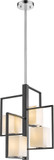 EGLO 202818A Regis Falls Modern Black & Chrome Pendant Lighting Fixture