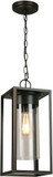 EGLO 202898A Walker Hill Contemporary Oil Rubbed Bronze Outdoor Ceiling Pendant Light