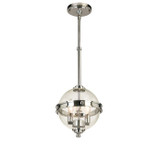 EGLO 204699A Cecilia Contemporary Chrome 9" Mini Pendant Light Fixture